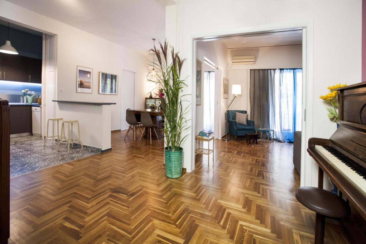Modern-Vintage Apartment By Acropolis Museum Athens Exterior photo